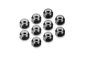 HUDY Alu Mutter M4 - Schwarz (10) / HUD296540-K