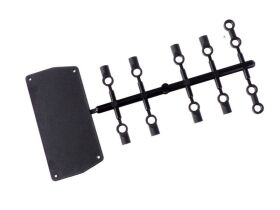 MUGEN Anti-roll Bar Link, ESC Mount Plate MSB1 / MUGB2701/2