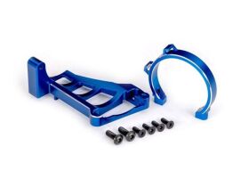 TRAXXAS Maxx Slash Motorhalter blau Alu für TRX3483...