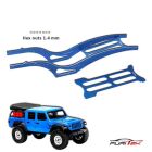 FURITEK SCYTHE ALU RAIL FRAME FOR SCX24 JEEP GLADIATOR BLUE / FUR2113