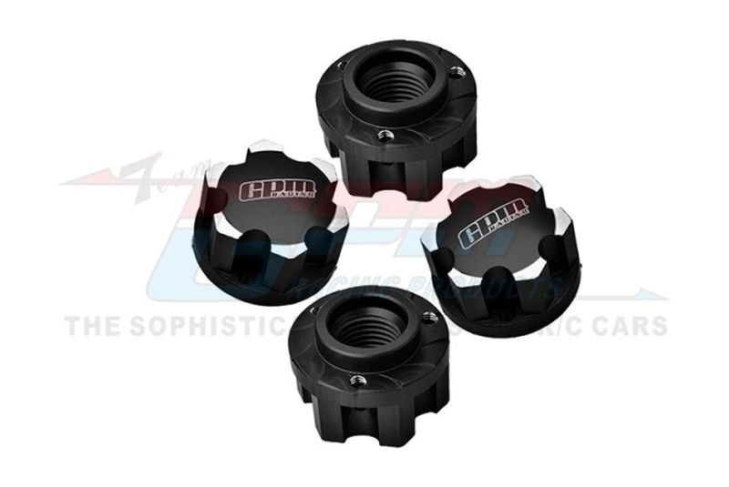 GPM TRX XMAXX & XRT 7075 ALLOY WHEEL ADAPTERS FOR PRO-LINE TIRE schwarz / GPMXRT005BK