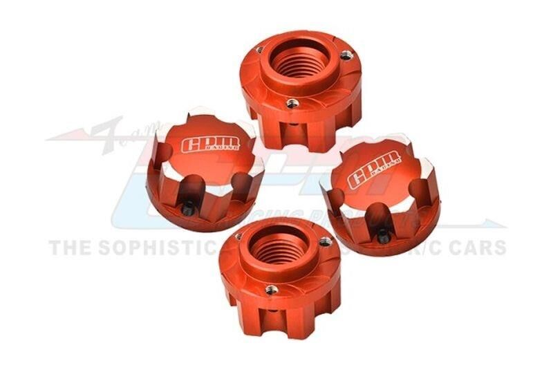 GPM TRX XMAXX & XRT 7075 ALLOY WHEEL ADAPTERS FOR PRO-LINE TIRE orange / GPMXRT005OR