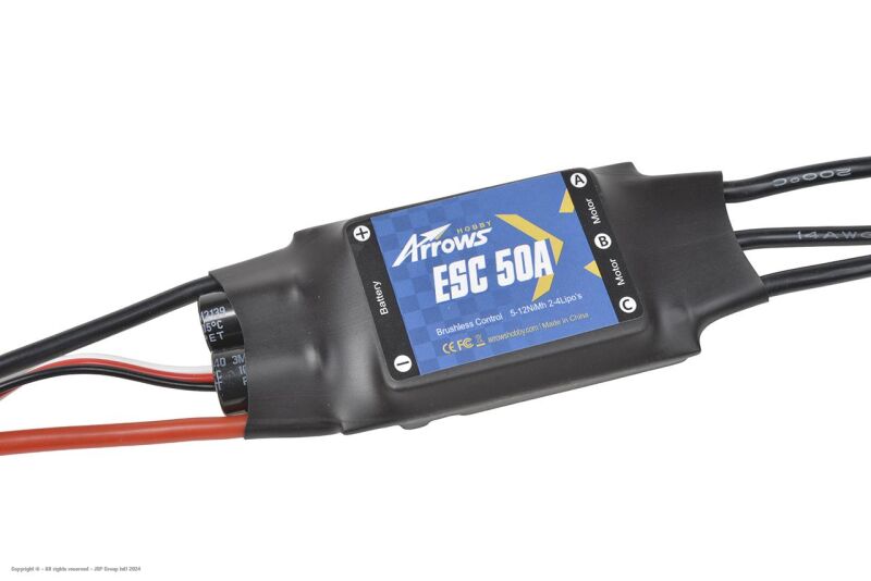 Arrows RC BL-ESC 50A with XT60 connector / AS-AHESC009