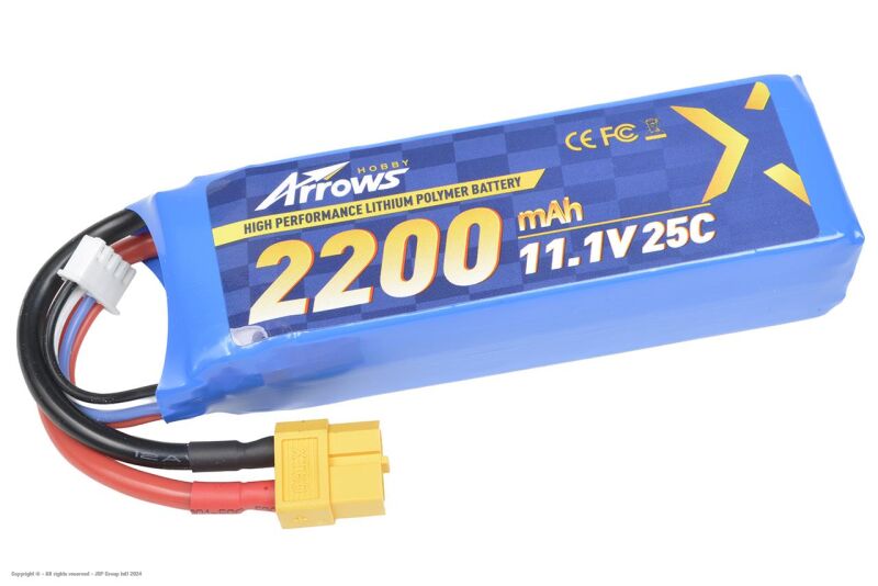 Arrows RC LiPo 3S 11.1V 2200mAh 25C / AS-AHBAT002