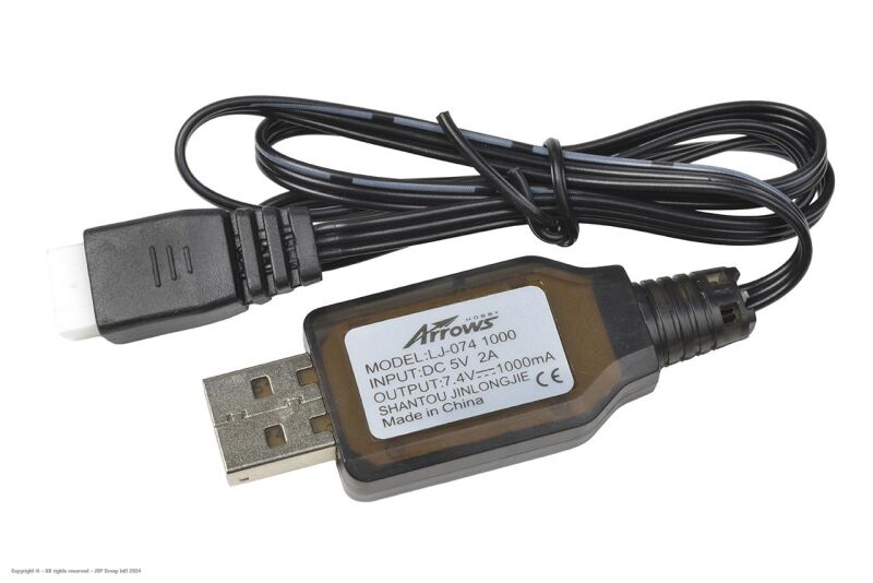 Arrows RC USB-Charger LiPo 2S 1000mA (XH balancer plug) / AS-AHCHR001