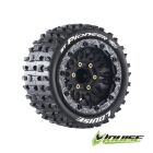 LOUISE ST-PIONEER 1/10 SOFT (2) Uni-Sechskant tauschbar Felge schw / LOUT3312SX