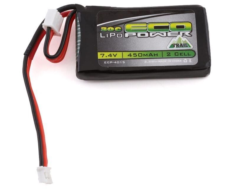 ECOPOWER Trail SCX24 2S 30C LiPo Battery w/PH2.0 Connector / ECP-4015