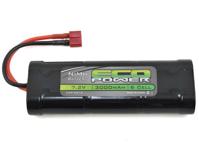 ECOPOWER 6-Cell NiMH Stick Pack Battery w/T-Style Connector / ECP-5014