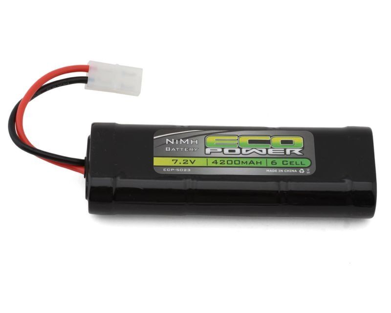 ECOPOWER 6-Cell NiMh Stick Pack Battery w/Tamiya Connector / ECP-5023
