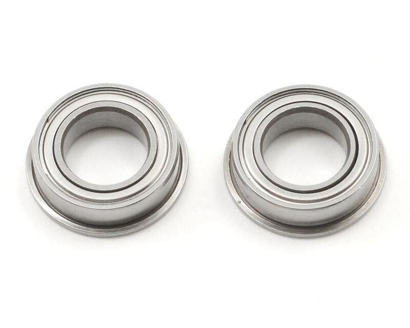 PROTEK RC 8x14x4mm Ceramic Metal Shielded Flanged Speed Bearing (2) / PTK-10013