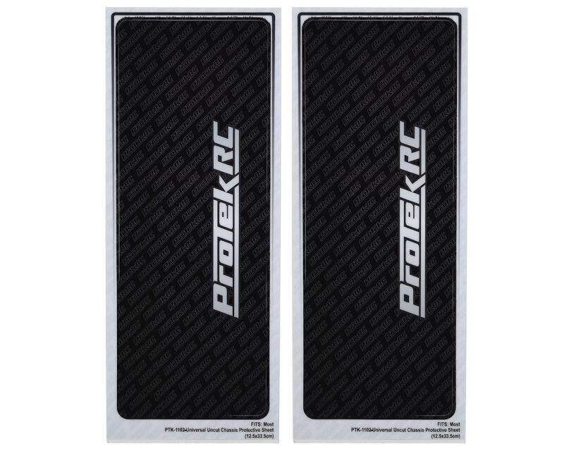 PROTEK RC Universal Chassis Protective Sheet (Black) (2) / PTK-1102