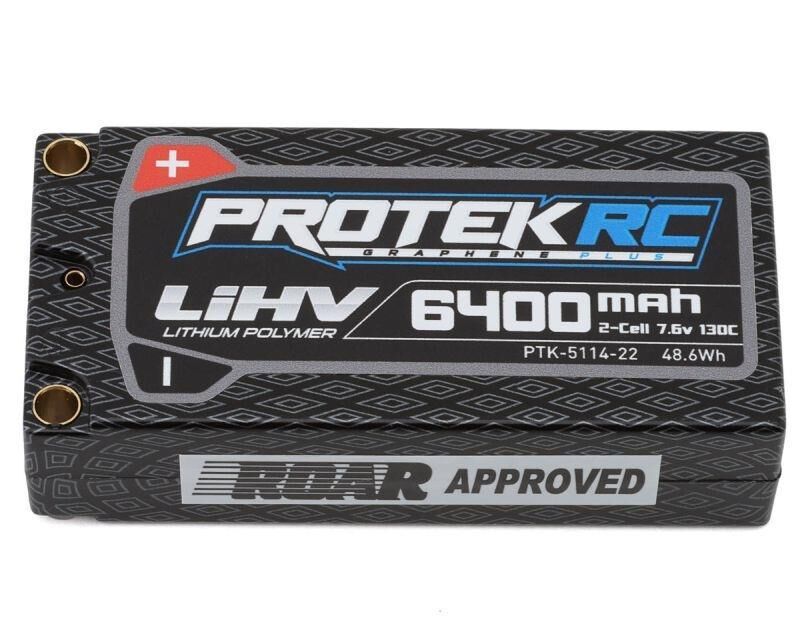PROTEK RC 2S 130C Low IR Si-Graphene + HV Shorty LiPo Battery / PTK-5114-22