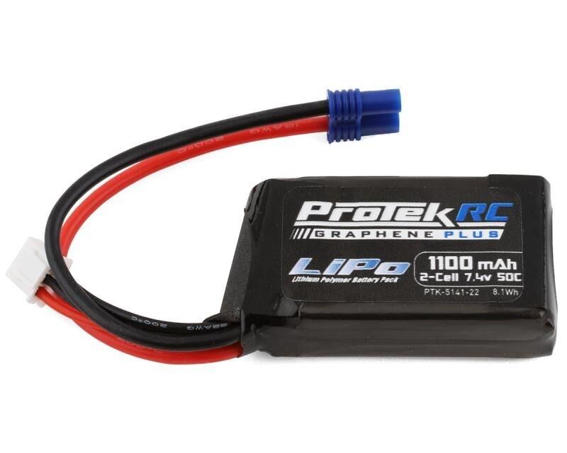 PROTEK RC 2S 50C 1100mAh Losi Mini T/B & JRX2 LiPo Battery / PTK-5141-22