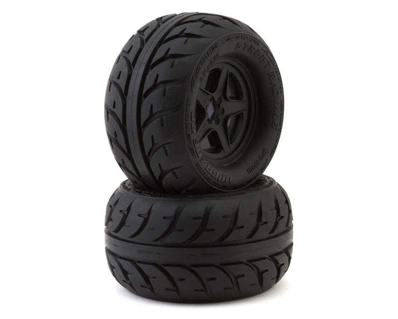 UPGRADE RC Street Radials 2.8 Pre-Mounted On-Road Tires w/5-Star Wheels / UPG-10001