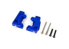 TRAXXAS Caster-Blocks l/r blau / TRX9136-BLUE