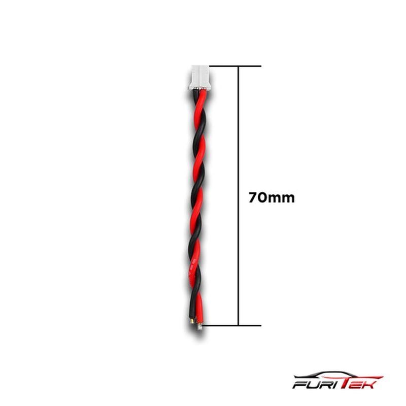 EcoPower high quality Female 2-pin Jst-ph 70mm / FUR2126