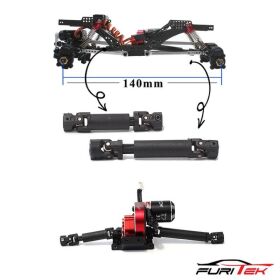 FURITEK high quality plastic driveshaft for Cayman with...