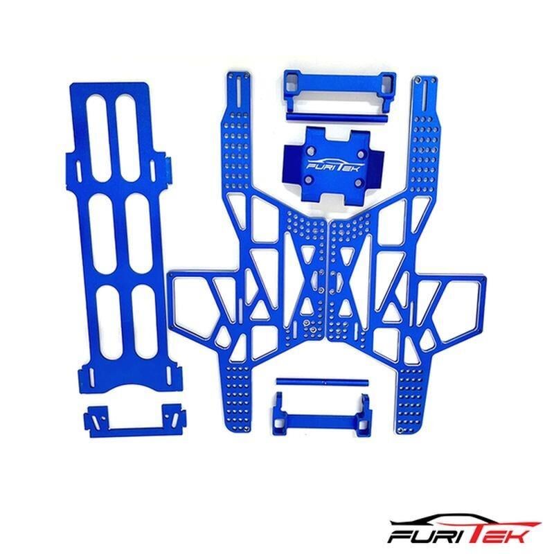 FURITEK RAMPART FRAME KIT FOR FCX24 MAX SMASHER ALU BLUE VERSION / FUR2240