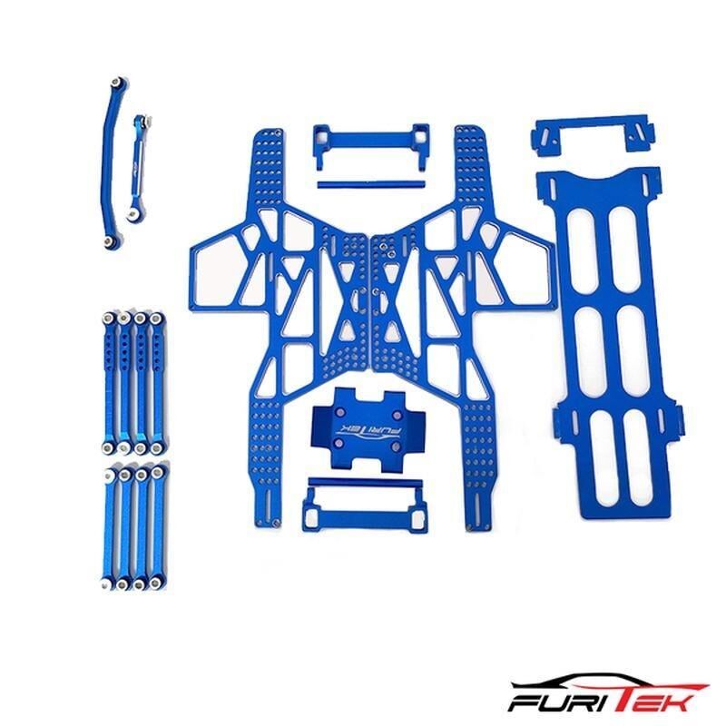 FURITEK RAMPART FRAME KIT FOR FCX24 MAX SMASHER ALU BLUE PRO VERSION / FUR2241