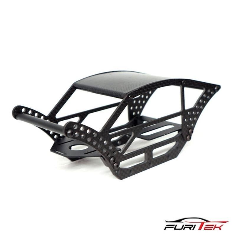 FURITEK BETTLE CARBON FIBER COMP CHASSIS FOR AXIAL UTB18 / FUR2283