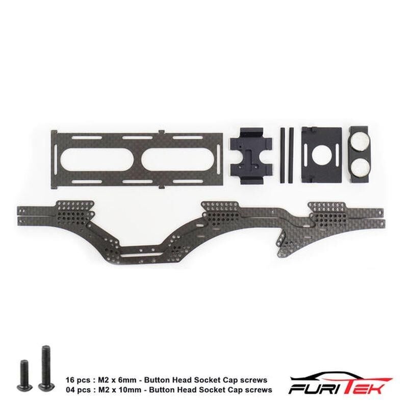 FURITEK CARBON FIBER KIT WITH ALU SKID FOR CAYMAN PRO 6X6S / FUR2315