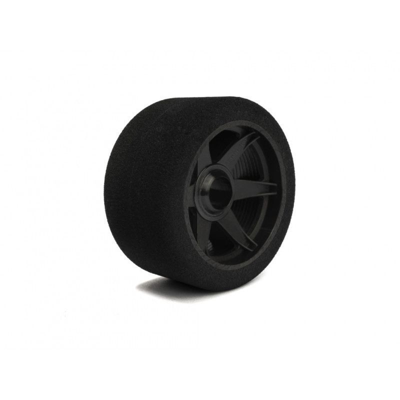 HOTRACE Moosgummi-Reifen Härte 42 auf Felgen Carbon vorne 69mm (2) / HRE004-0181-69