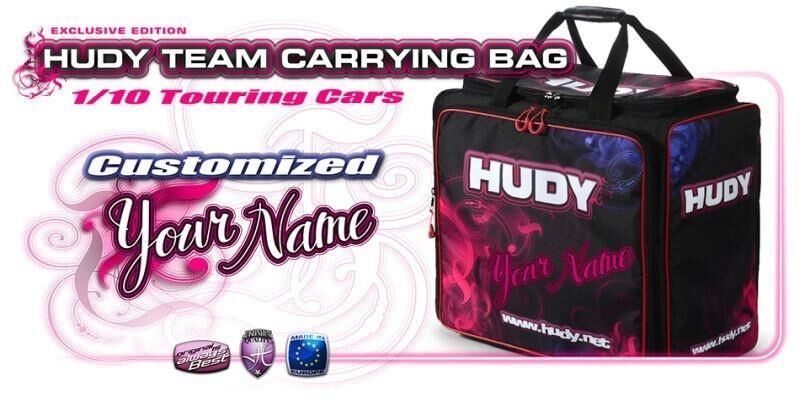 HUDY 1/10 CARRYING BAG WITH DRAWERS V3 CUSTOM NAME / HUD199100-C