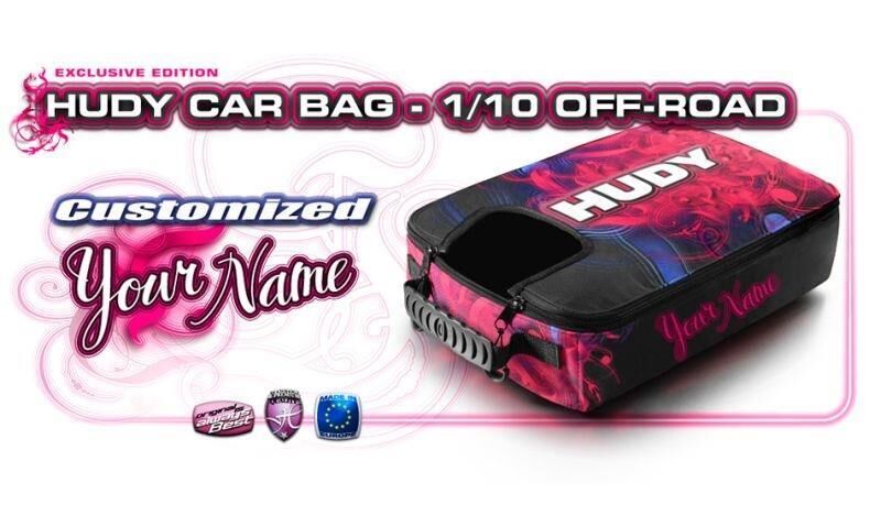 HUDY CAR BAG 1/10 OFF-ROAD CUSTOM NAME / HUD199183-C