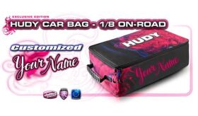 HUDY CAR BAG 1/8 ON-ROAD CUSTOM NAME / HUD199185-C