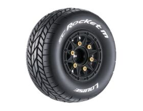 LOUISE SC-Rocket Reifen M supersoft/Felge schwarz...