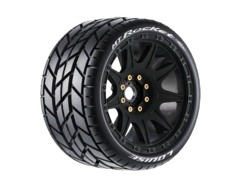 LOUISE MT-Rocket MFT soft auf Felge schwarz 17mm (0&1/2 Offset) (2) / LOUT3353SB