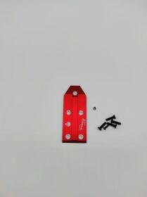 OKTAYS für Arrma Alu rot eloxiert hinten kurze...