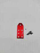 OKTAYS für Arrma Alu rot eloxiert hinten kurze Skitsplace Alu 7075 Arrma 4mm V1-V5 / OKT2500.ARM001H