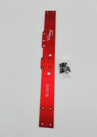 OKTAYS für Arrma Notorious V2 rot eloxiert Skidplate...