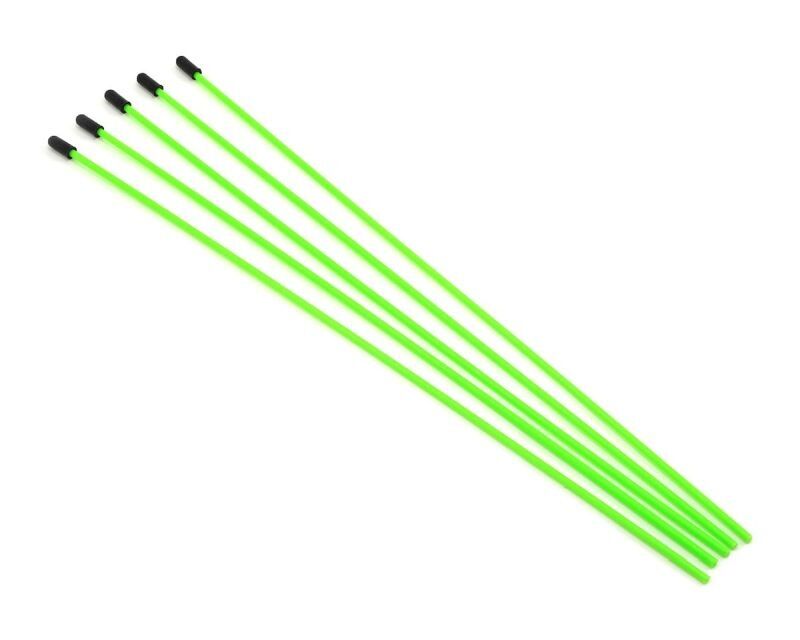 ProTek RC Antennenrohr mit Kappe neongrün (5) / PTK-8352