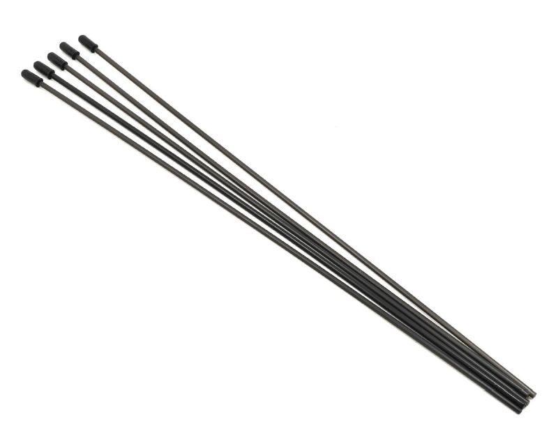 ProTek RC Antennenrohr mit Kappe schwarz (5) / PTK-8353