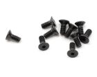 ProTek RC 2.5x6mm High Strength Flachkopfschrauben (10) / PTK-H-2101