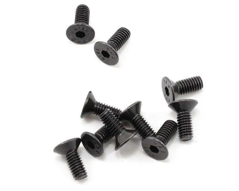 ProTek RC 4x10mm High Strength Flachkopfschrauben (10) / PTK-H-2302