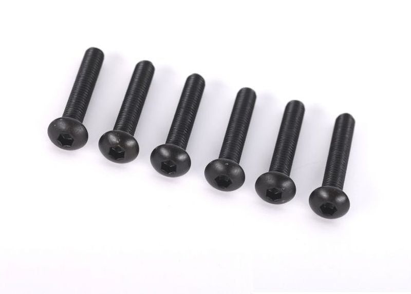 TRAXXAS Rundkopf-Schrauben 4X24mm Innensechskant (6) / TRX2455