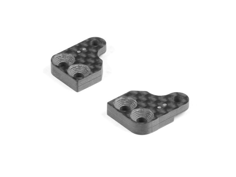 XRAY GRAPHITE EXTENSION FOR ALU STEERING BLOCK WITH BACKSTOP (2) / XRA322285