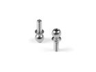 XRAY HARD STEEL BALL END 5.4MM WITH THREAD 8MM NICKEL COATED (2 / XRA362658