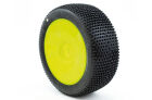 ProCircuit Tires - 1/8 Buggy - Claymore V2 Buggy C1 (Super Soft) Pre-Mounted Yellow / PCY2002-C1
