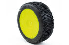 ProCircuit Tires - 1/8 Buggy - Hot Dice V2 Buggy C1 (Super Soft) Pre-Mounted Yellow / PCY2003-C1