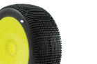 ProCircuit Tires - 1/8 Buggy - Trigon V3 Buggy C1 (Super Soft) Pre-Mounted Yellow (2pcs.) / PCY2007-C1