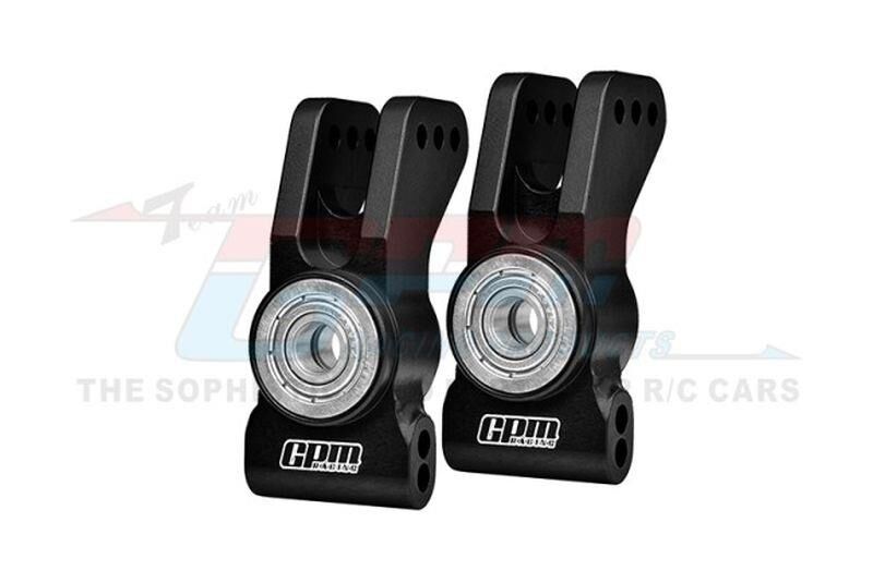 GPM TEKNO 1/10 MT410 / SCT410 GPM Alu Radträger hi schwarz mit größeren Lagern / GPMMT2022BK