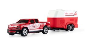 AMEWI / RC Pickup Die Cast mit Pferdeanhänger 1:64...