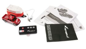 AMEWI / RC Pickup Die Cast mit Pferdeanhänger 1:64 RTR rot / 22681