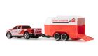 AMEWI / RC Pickup Die Cast mit Pferdeanhänger 1:64 RTR rot / 22681