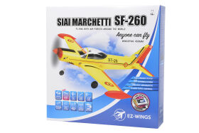 EZ-Wings Mini SF-260 Siai Marchetti RTF 450 mm 2X LiPo Akku USB Ladegerät / EZ-034