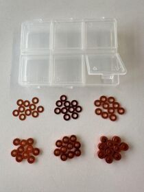 H-SPEED Alu Unterlegscheiben Set orange (60) / HSPX064